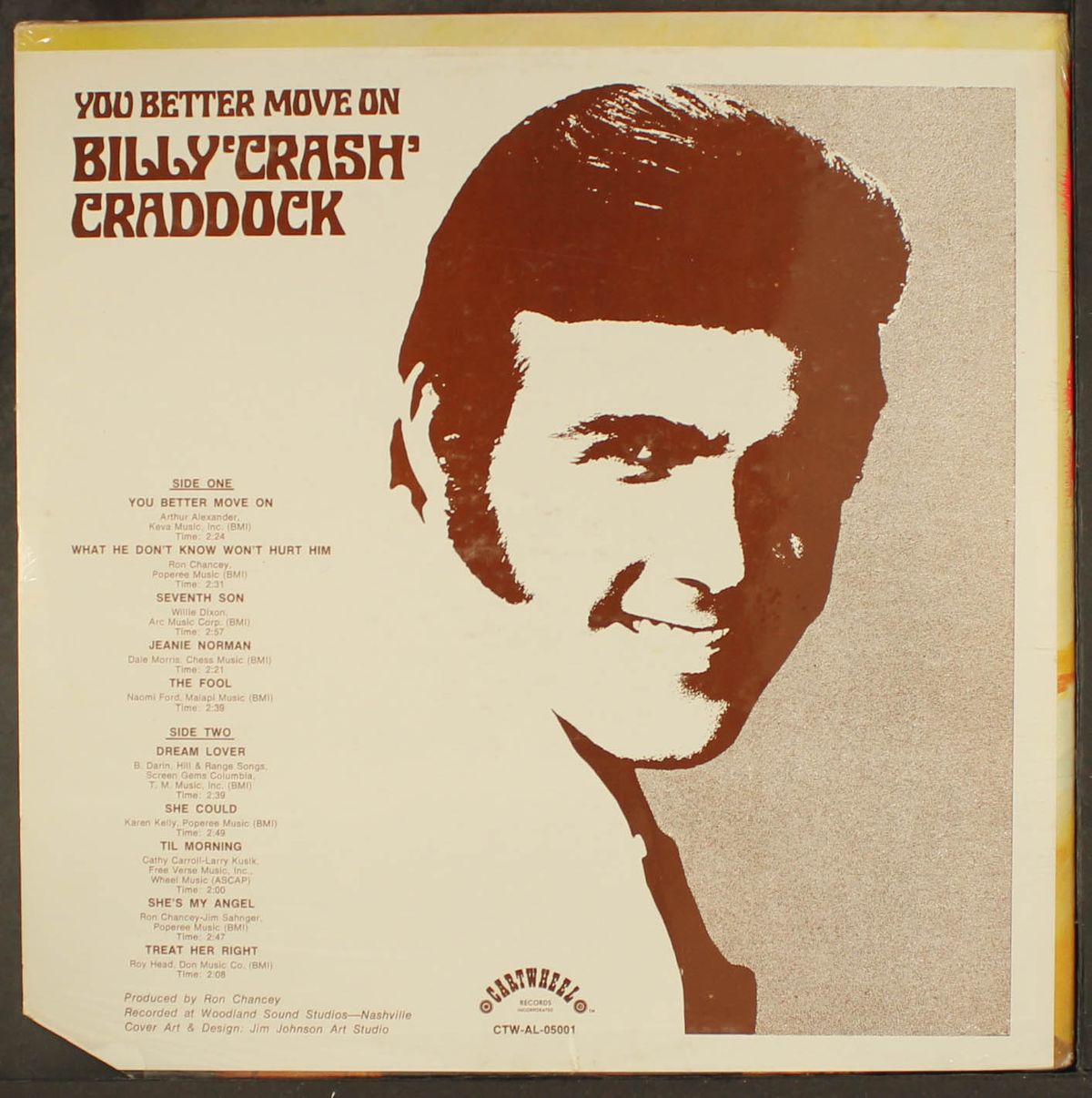 you better move on by BILLY "CRASH" CRADDOCK