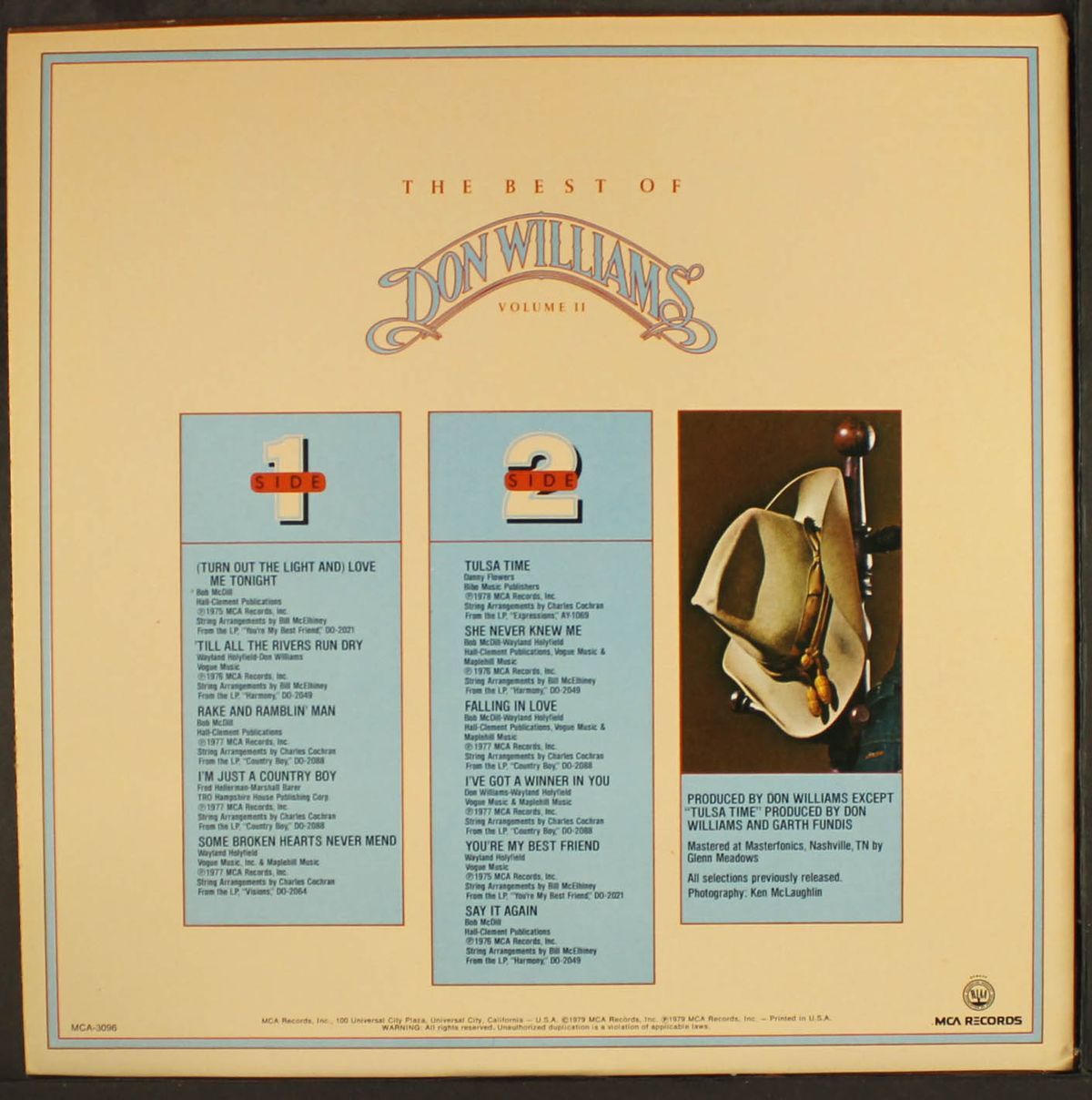 best of, vol. 2 by DON WILLIAMS