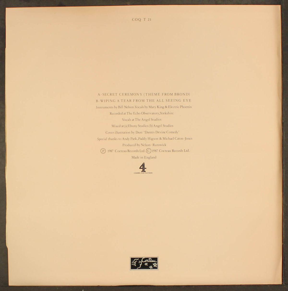 secret ceremony / wiping a tear from the all seeing eye by SCALA