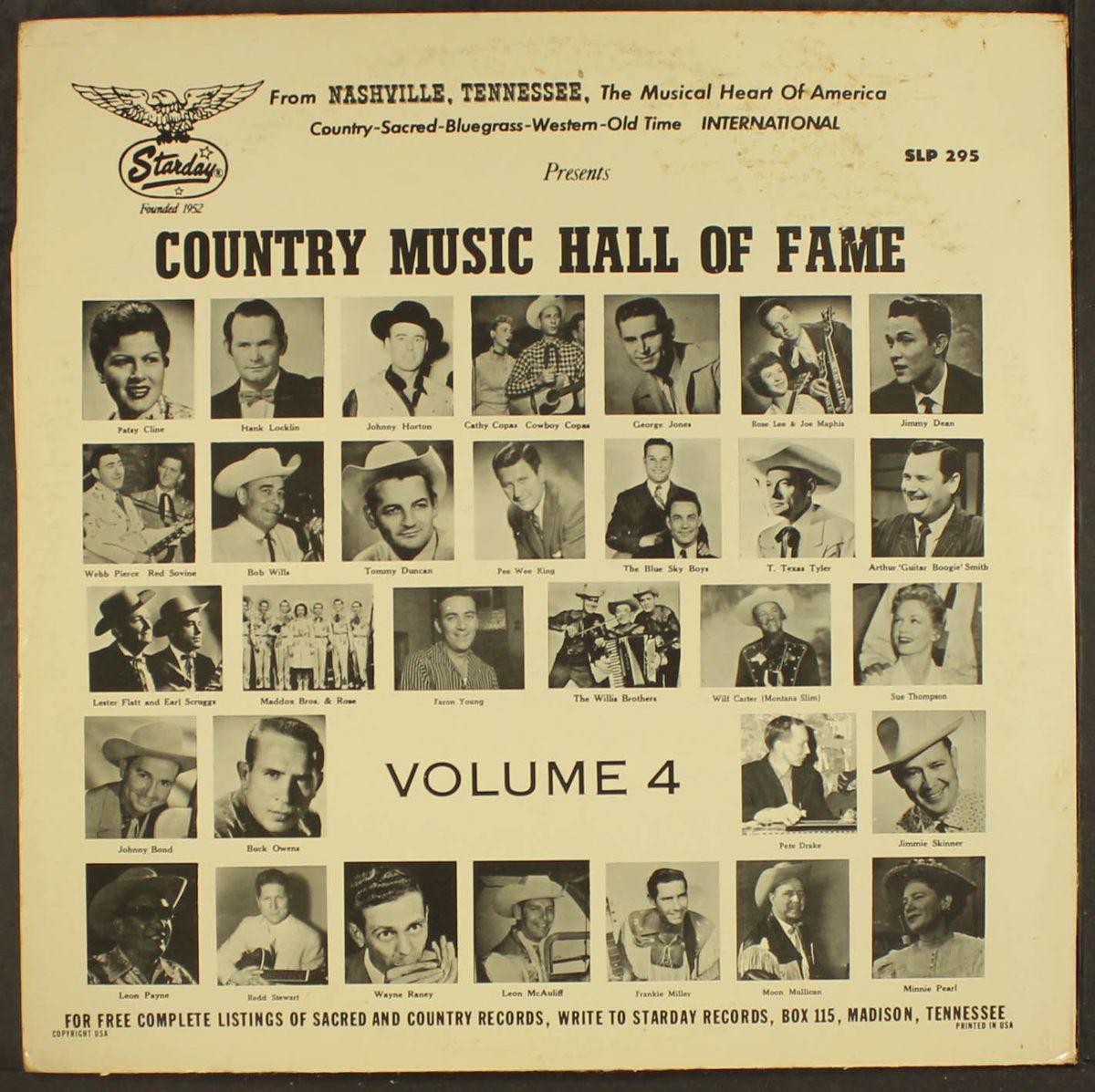 the country music hall of fame, vol. 4 by VARIOUS