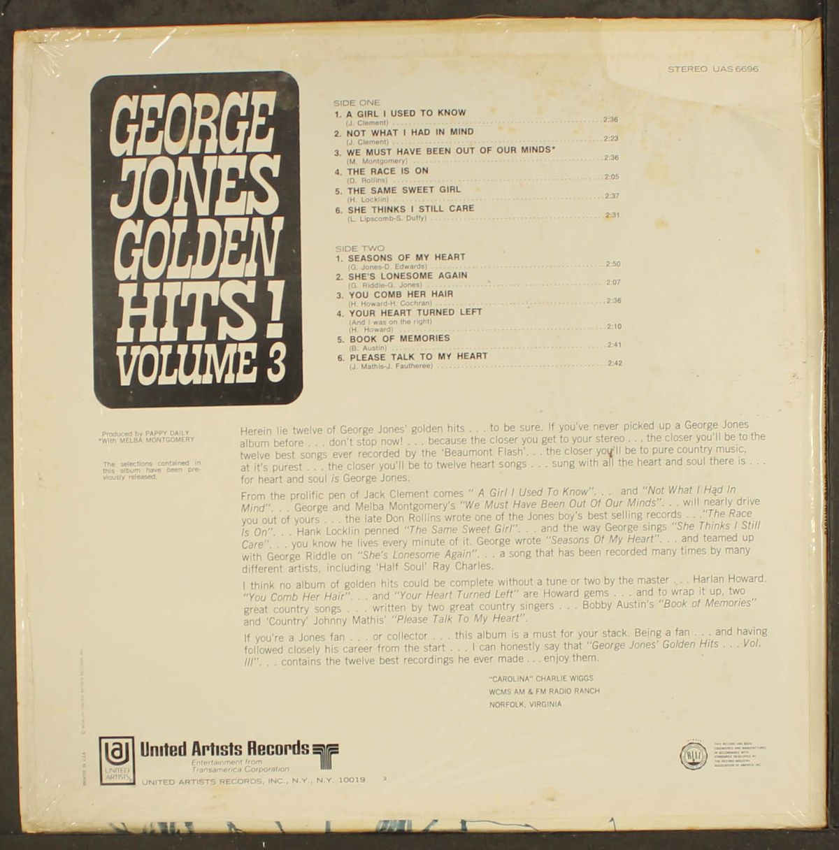 golden hits! vol. 3 by GEORGE JONES