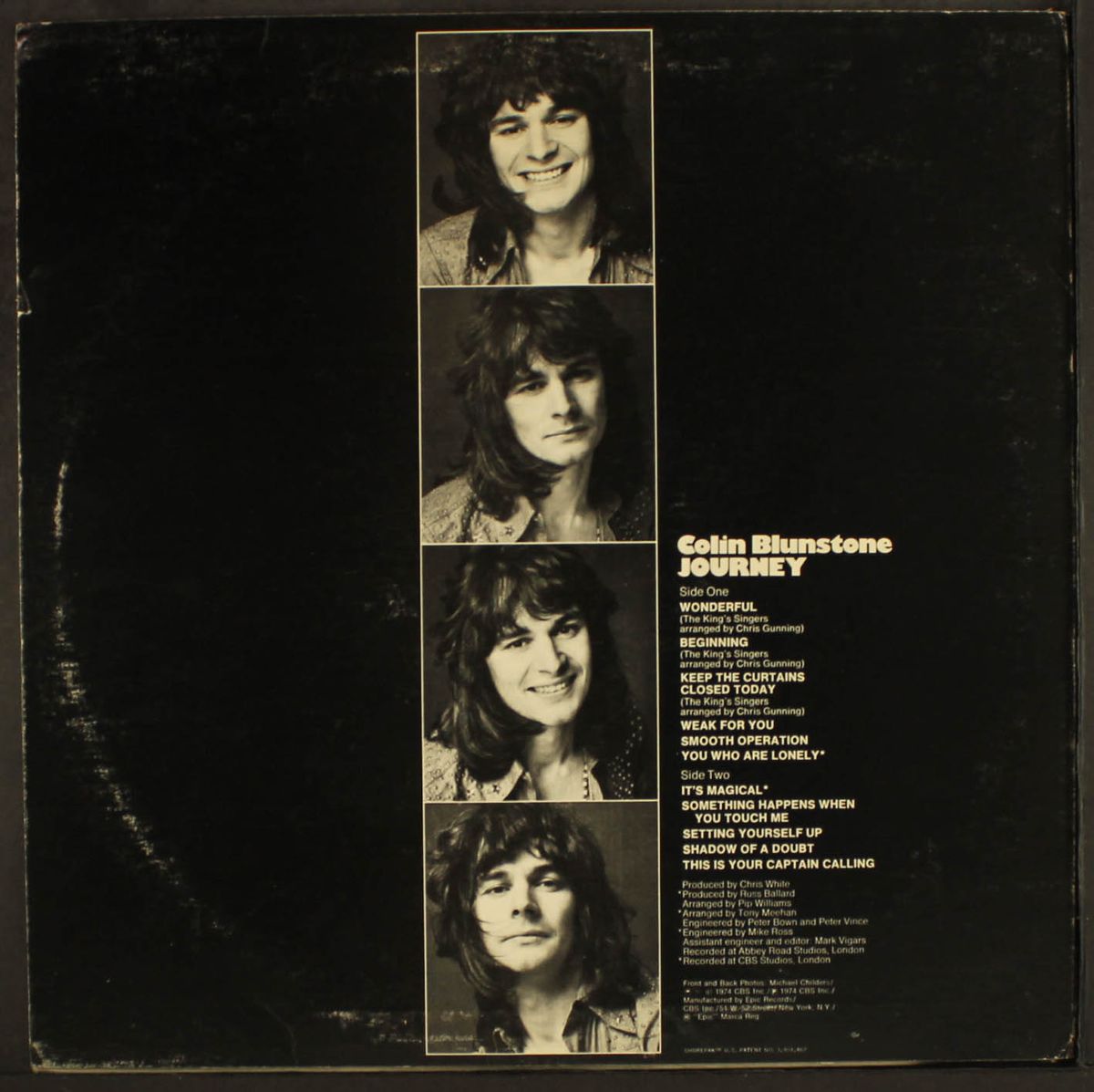 journey by COLIN BLUNSTONE