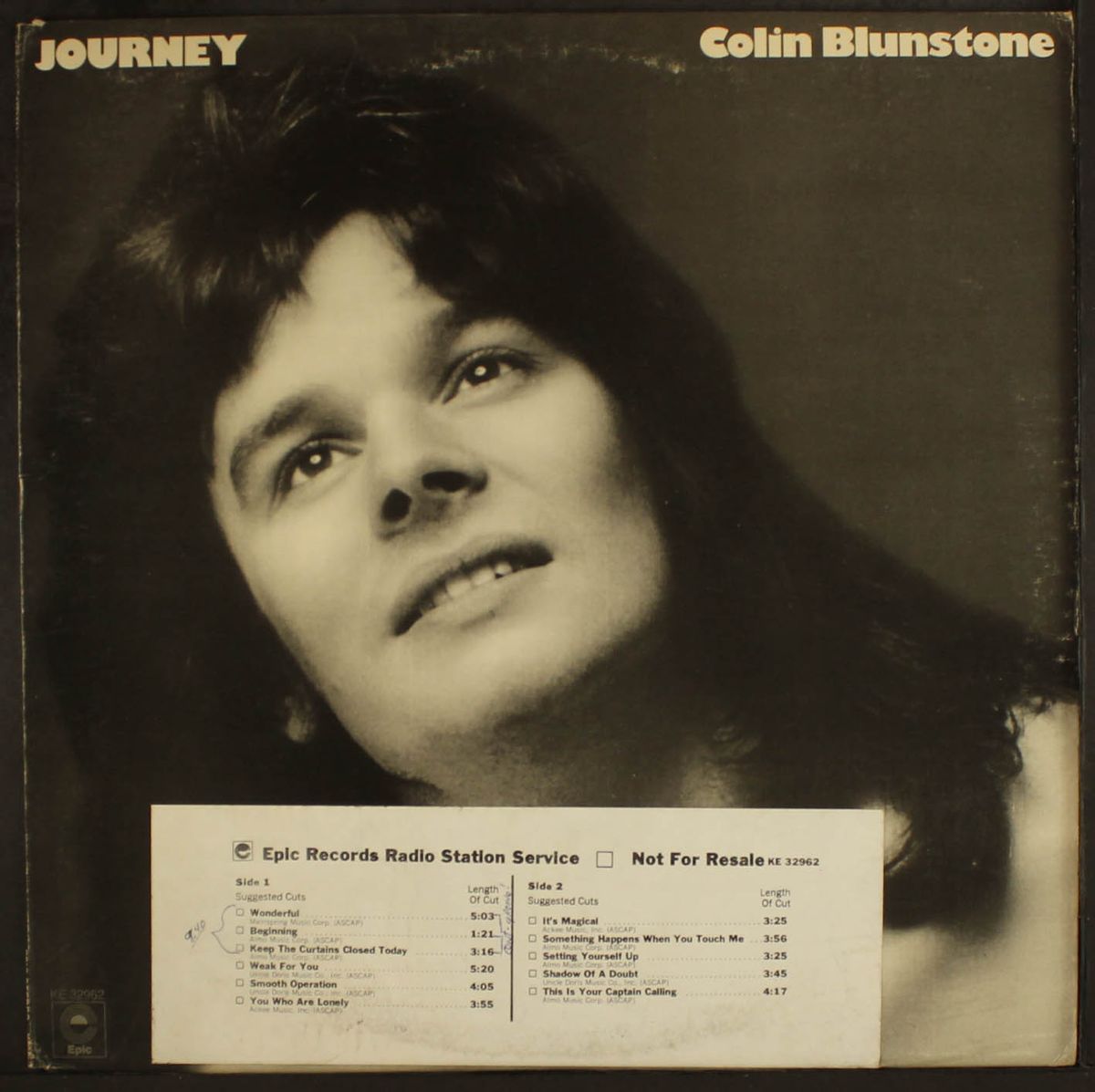 journey by COLIN BLUNSTONE