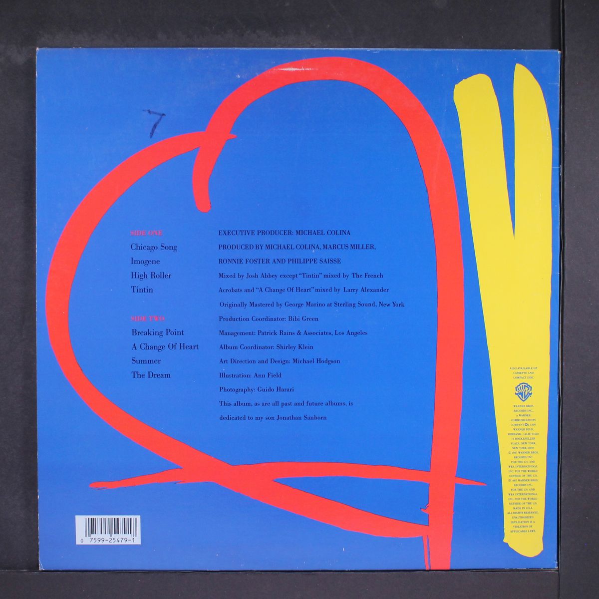 a change of heart by DAVID SANBORN