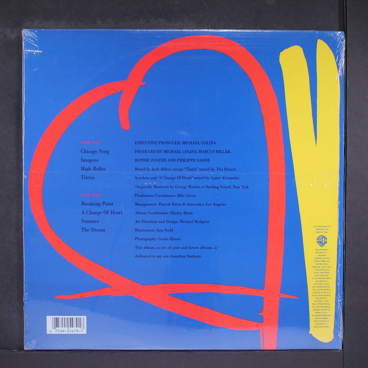 a change of heart by DAVID SANBORN