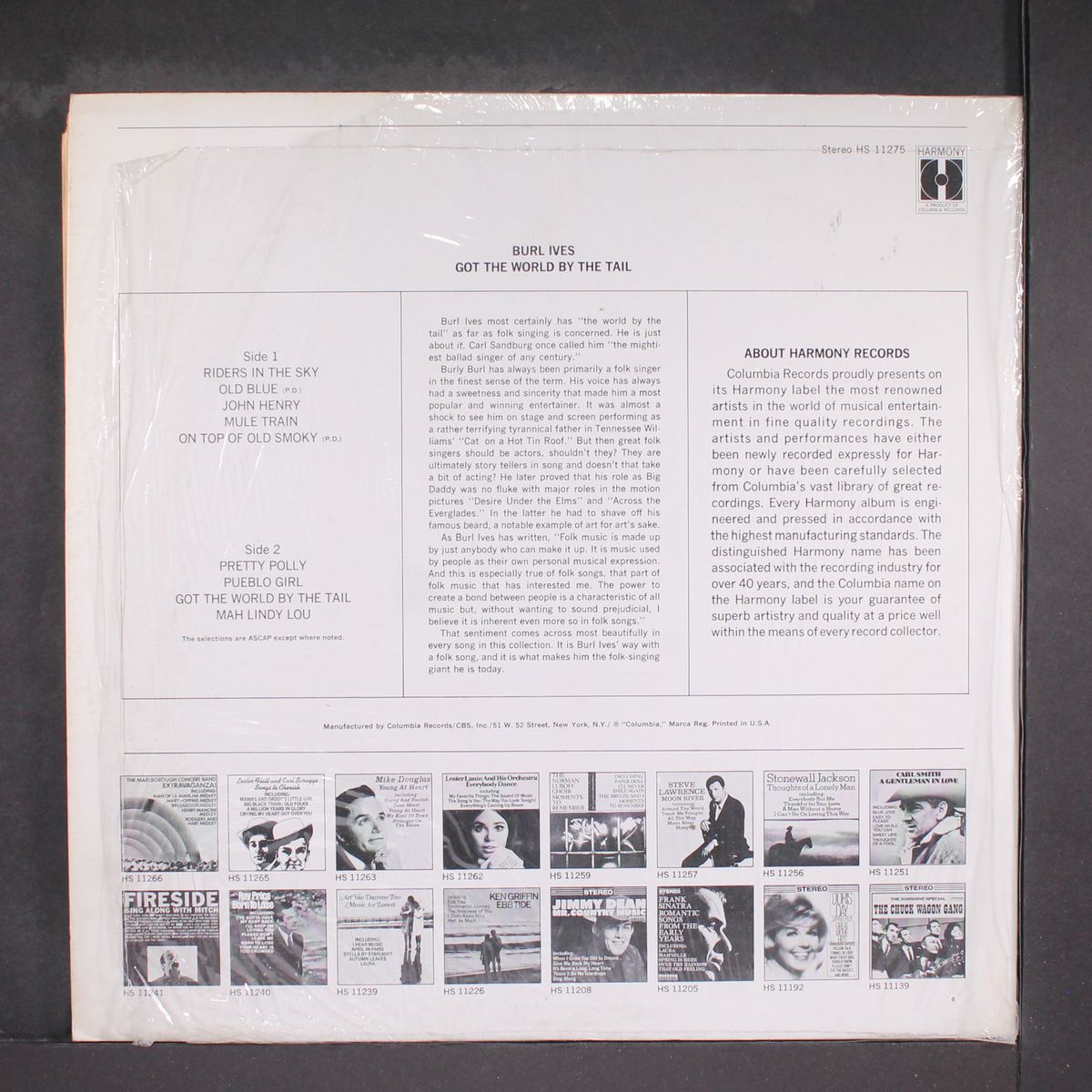 i've got the world by the tail by BURL IVES