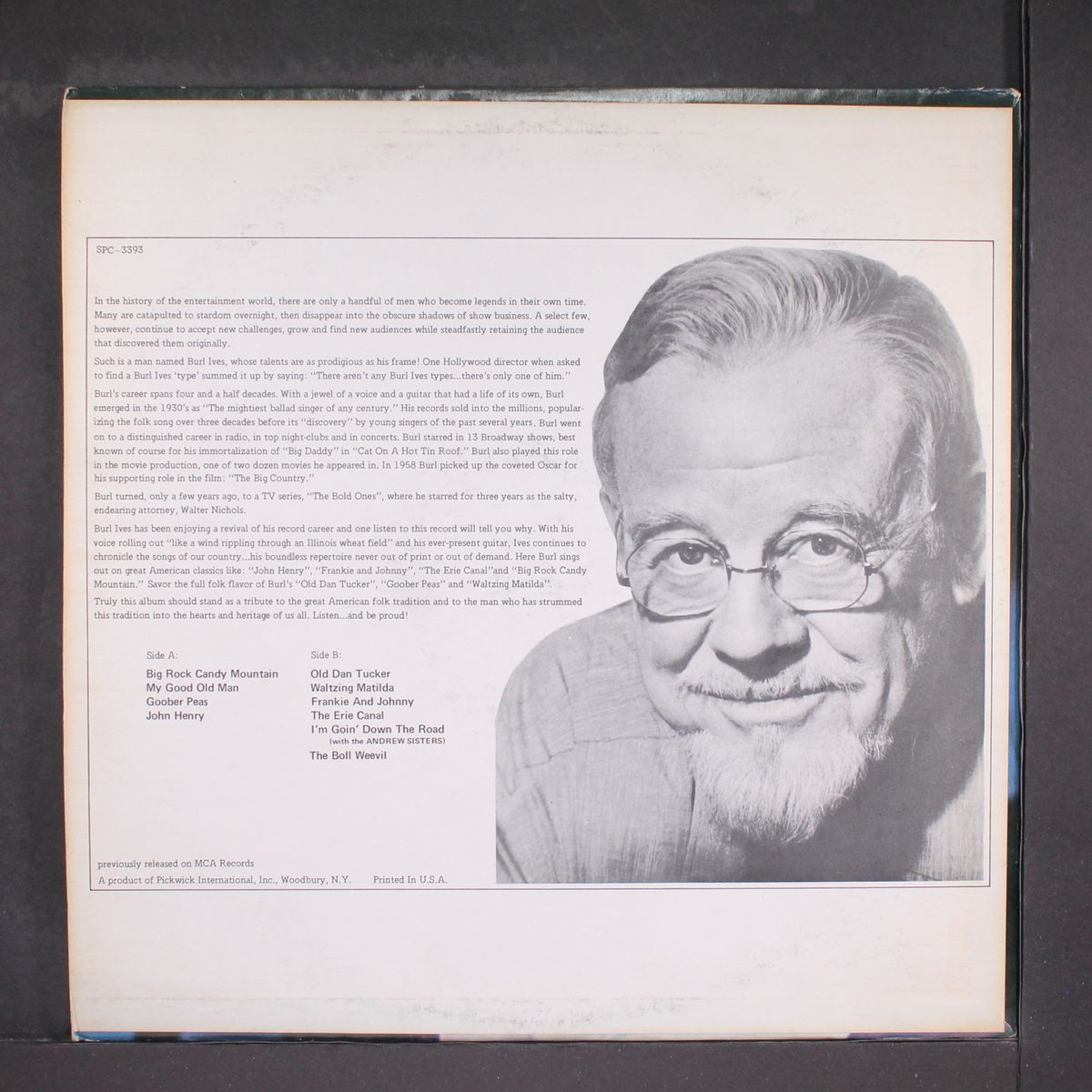 big rock candy mountain by BURL IVES