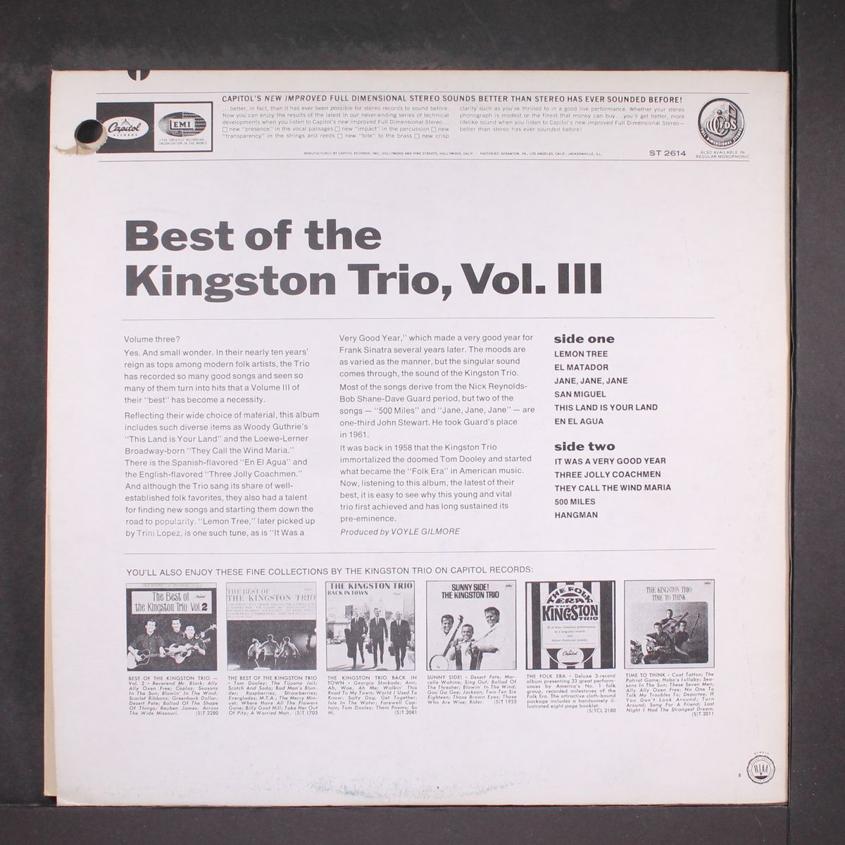 best of, vol. 3 by KINGSTON TRIO