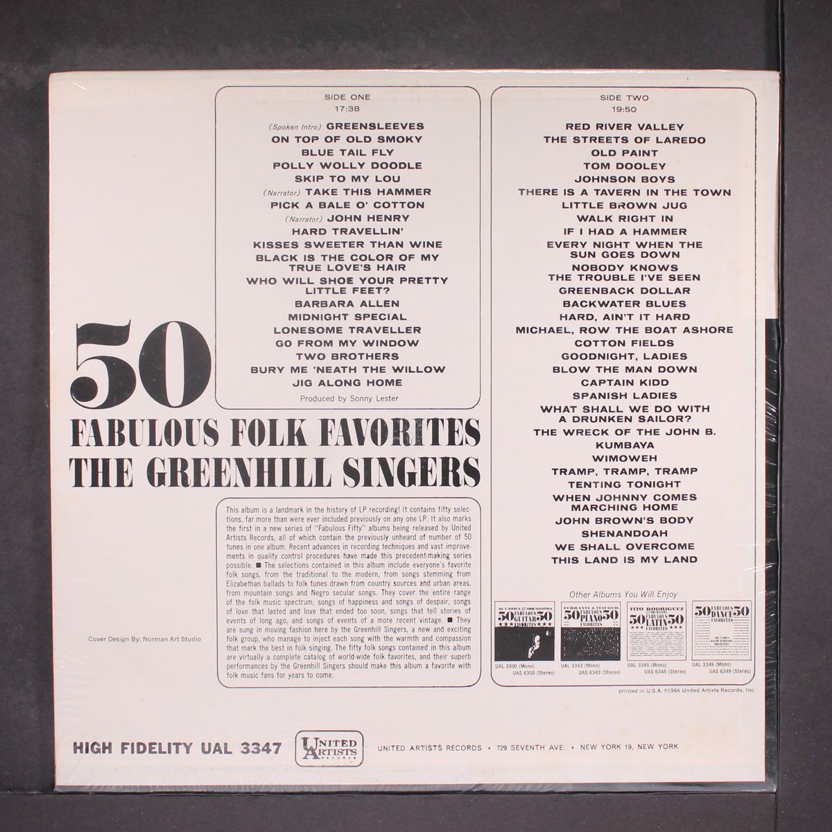 50 fabulous folk favorites by GREENHILL SINGERS