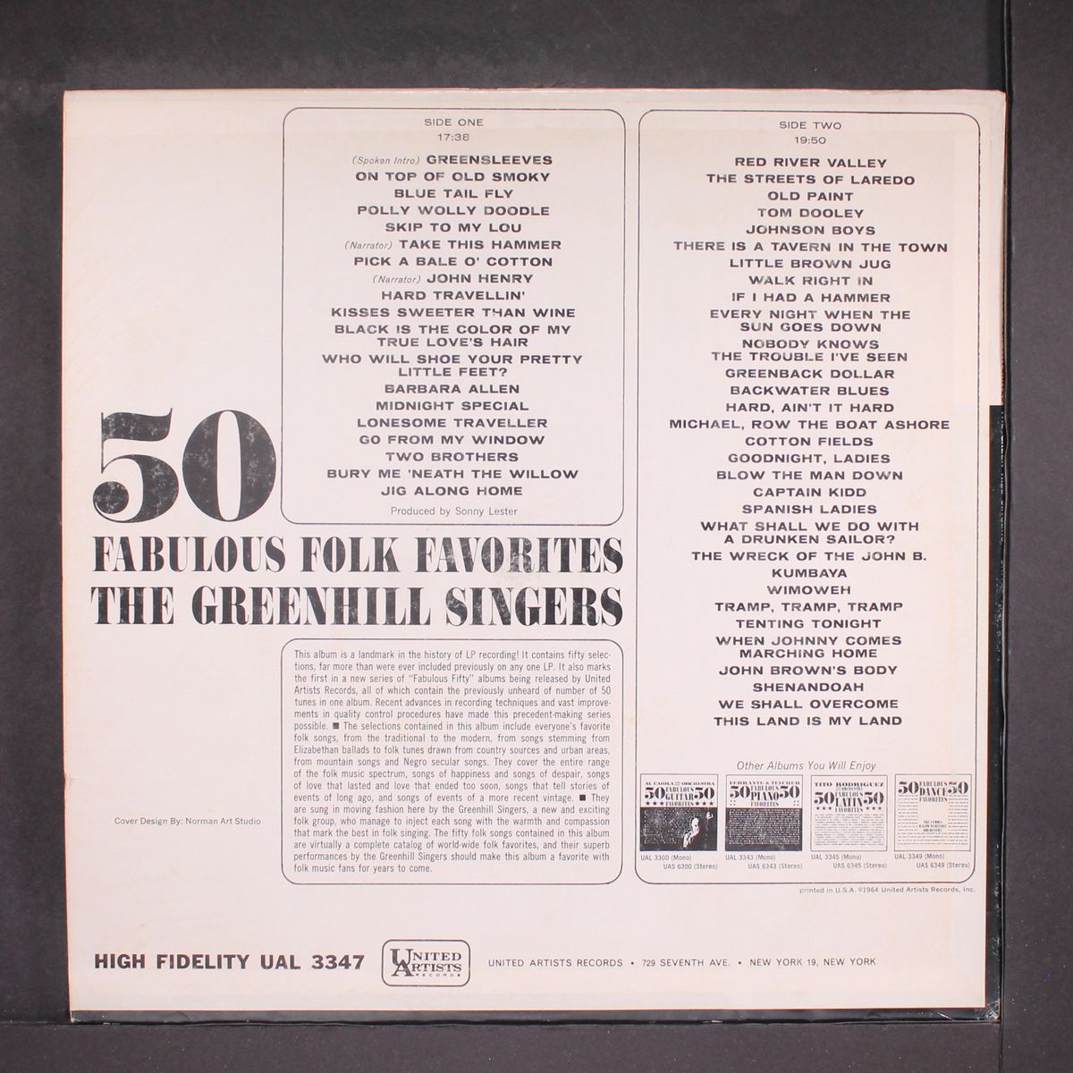 50 fabulous folk favorites by GREENHILL SINGERS