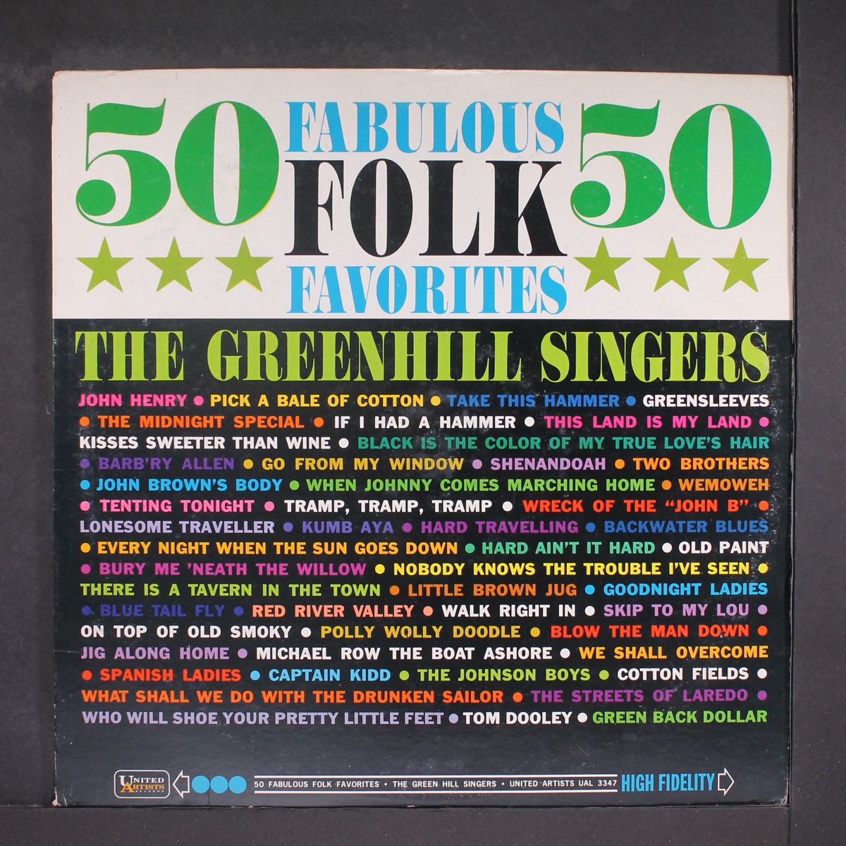 50 fabulous folk favorites by GREENHILL SINGERS
