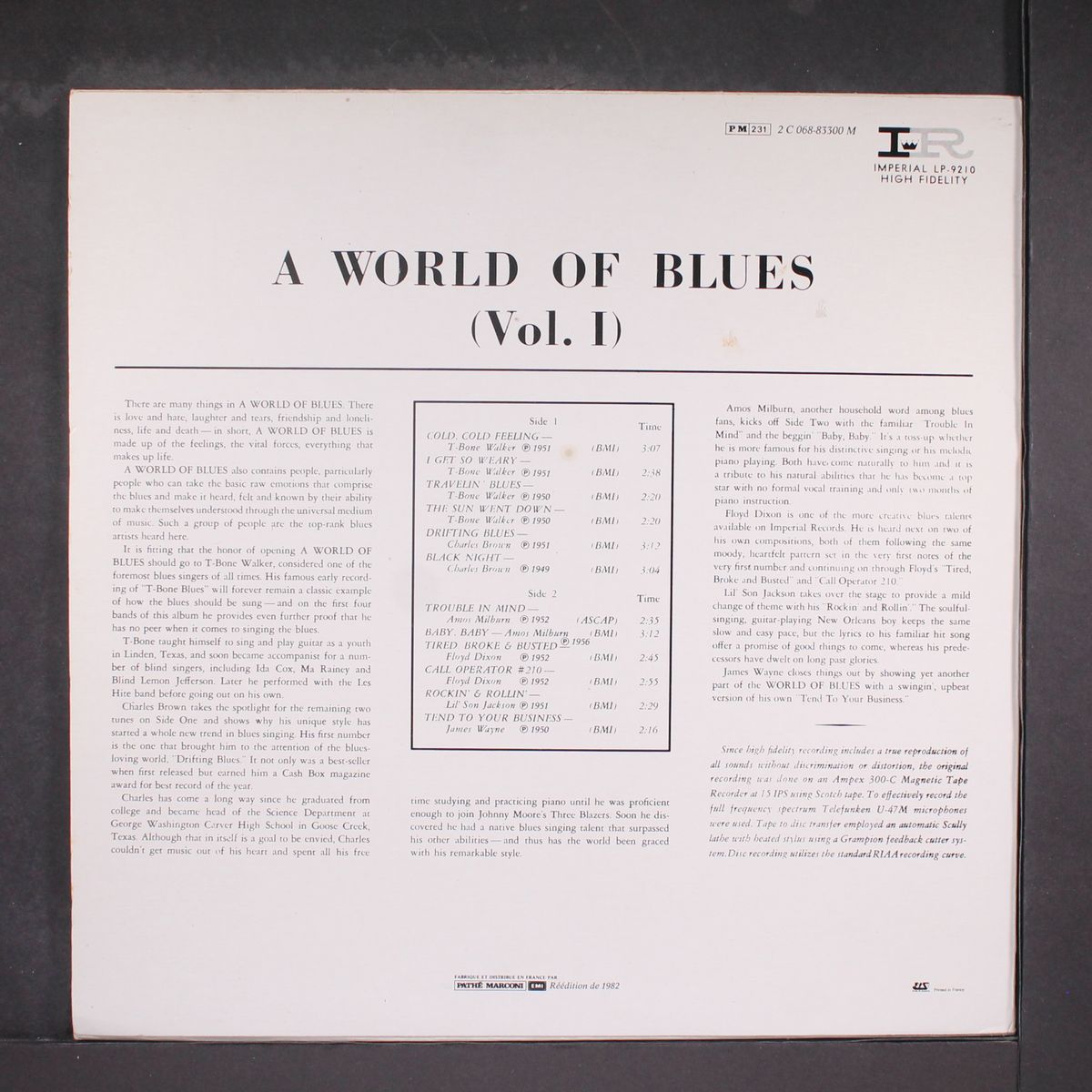a world of blues, vol. 1 by VARIOUS