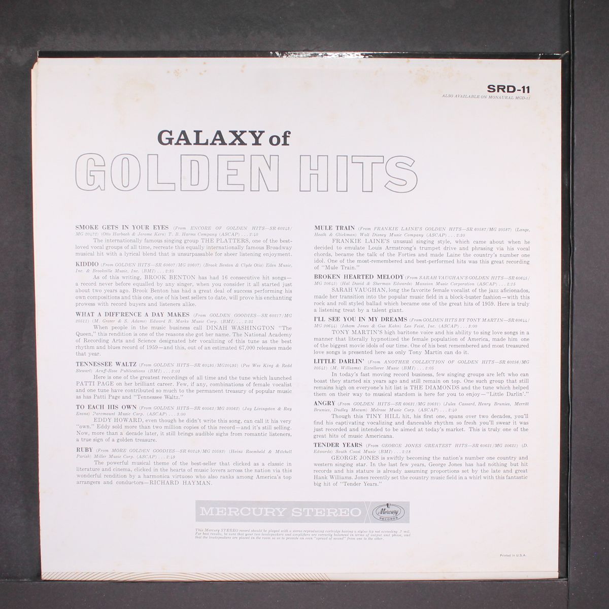 galaxy of golden hits by VARIOUS
