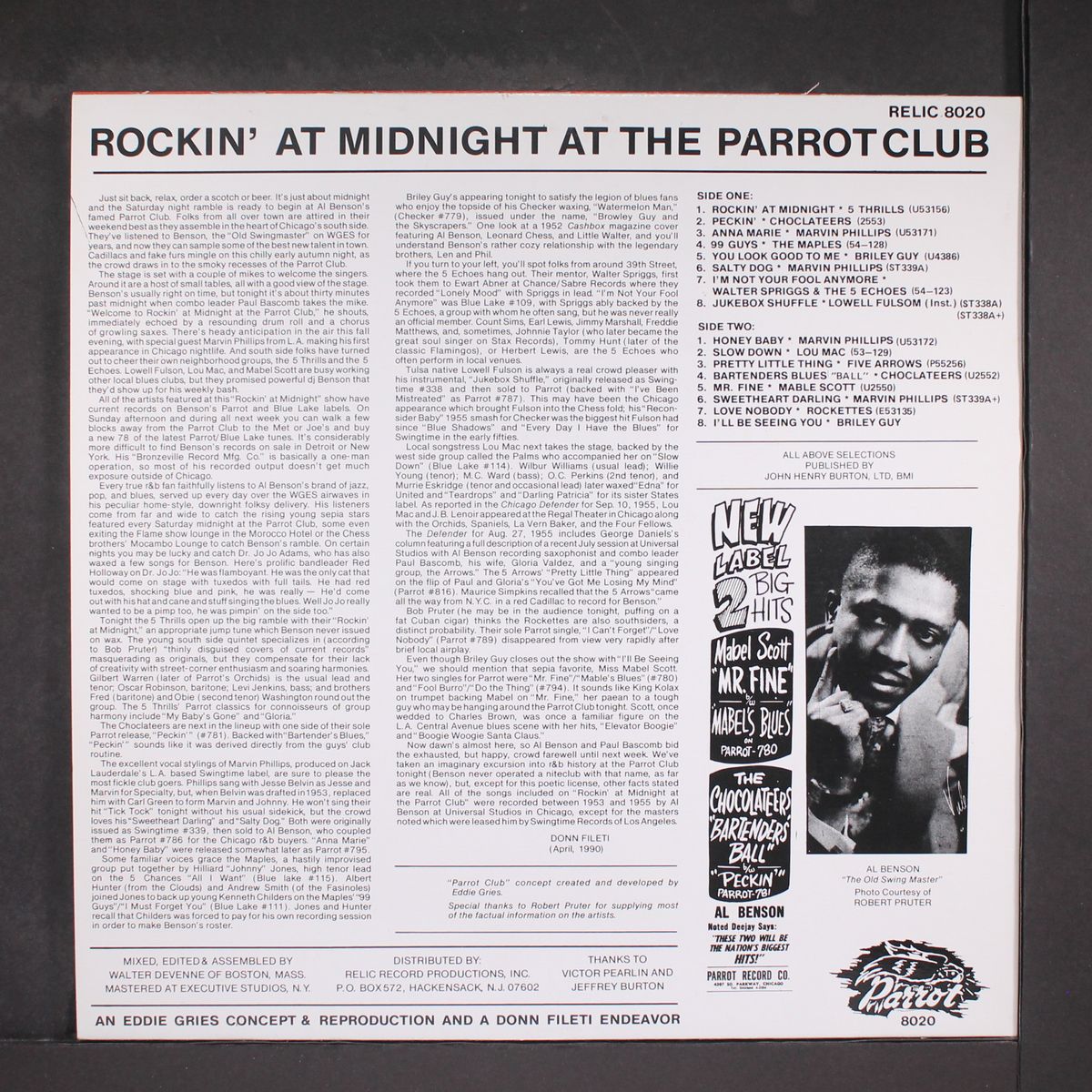 rockin' at midnight at the parrot club by VARIOUS