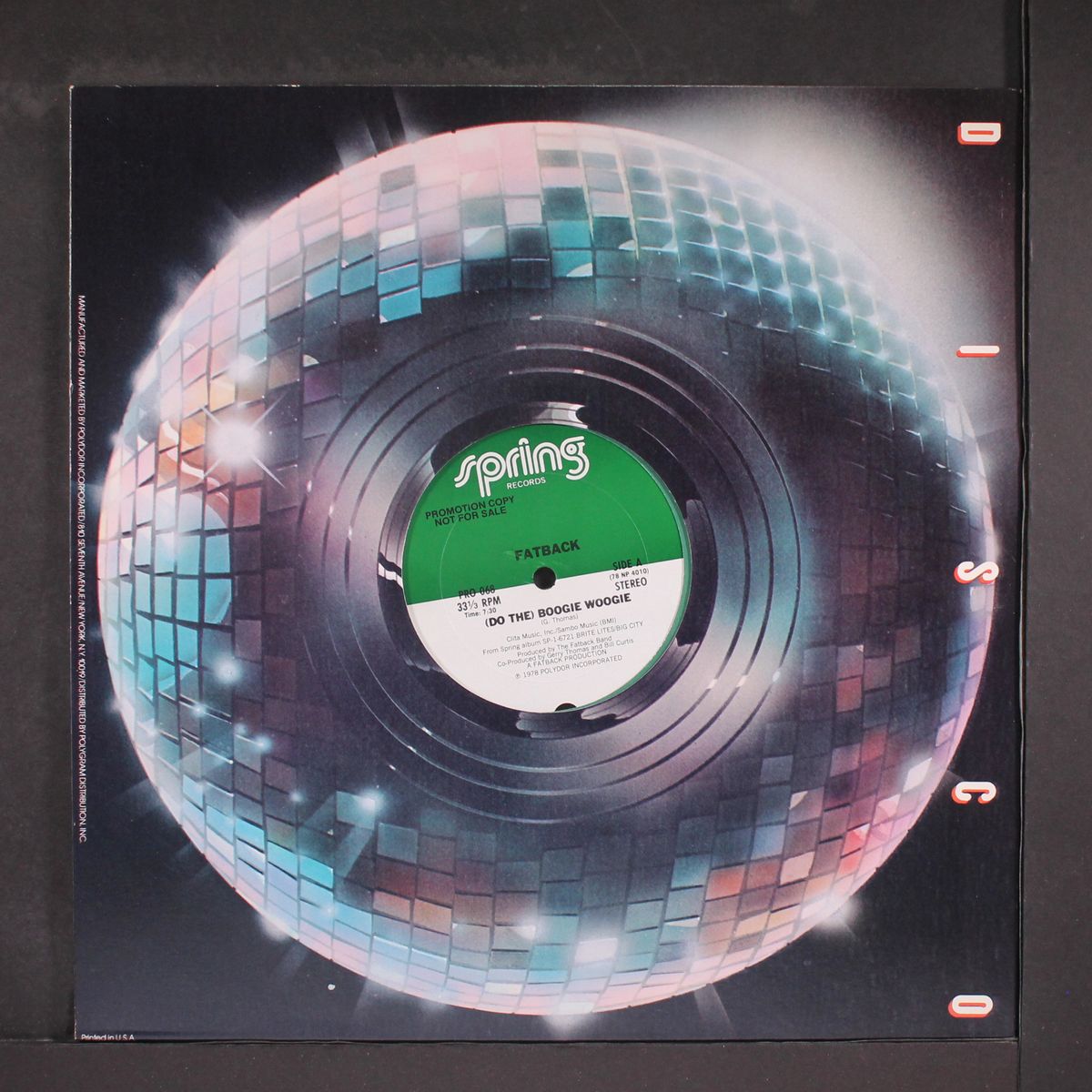 boogie woogie / same by FATBACK