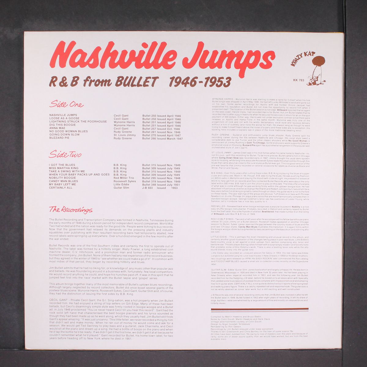 nashville jumps, r&b from bullet 1946-1953 by VARIOUS
