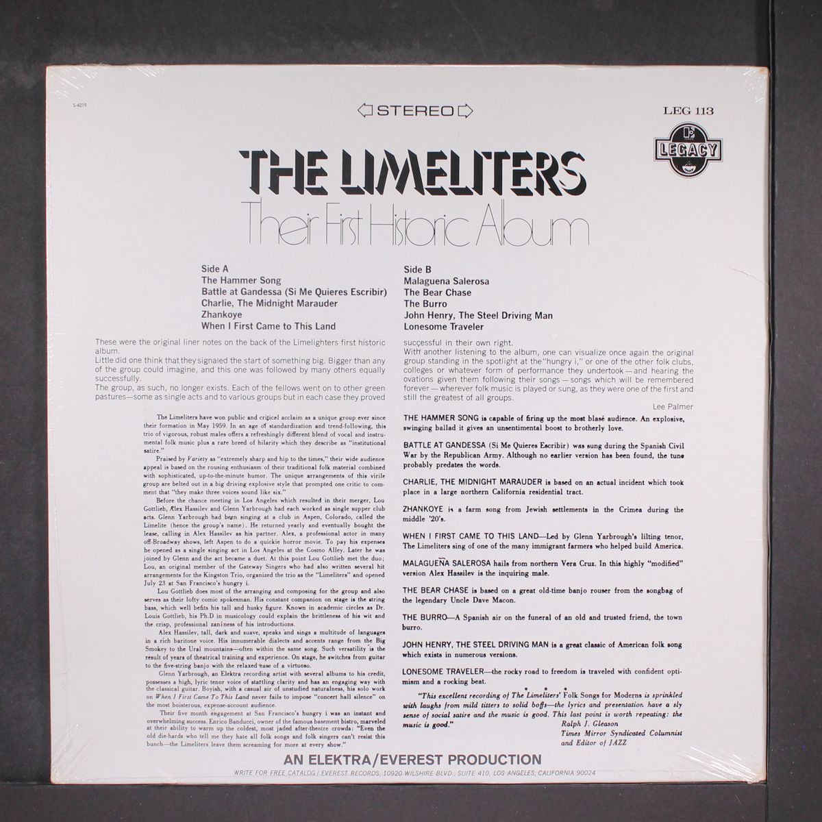their first historic album by LIMELITERS