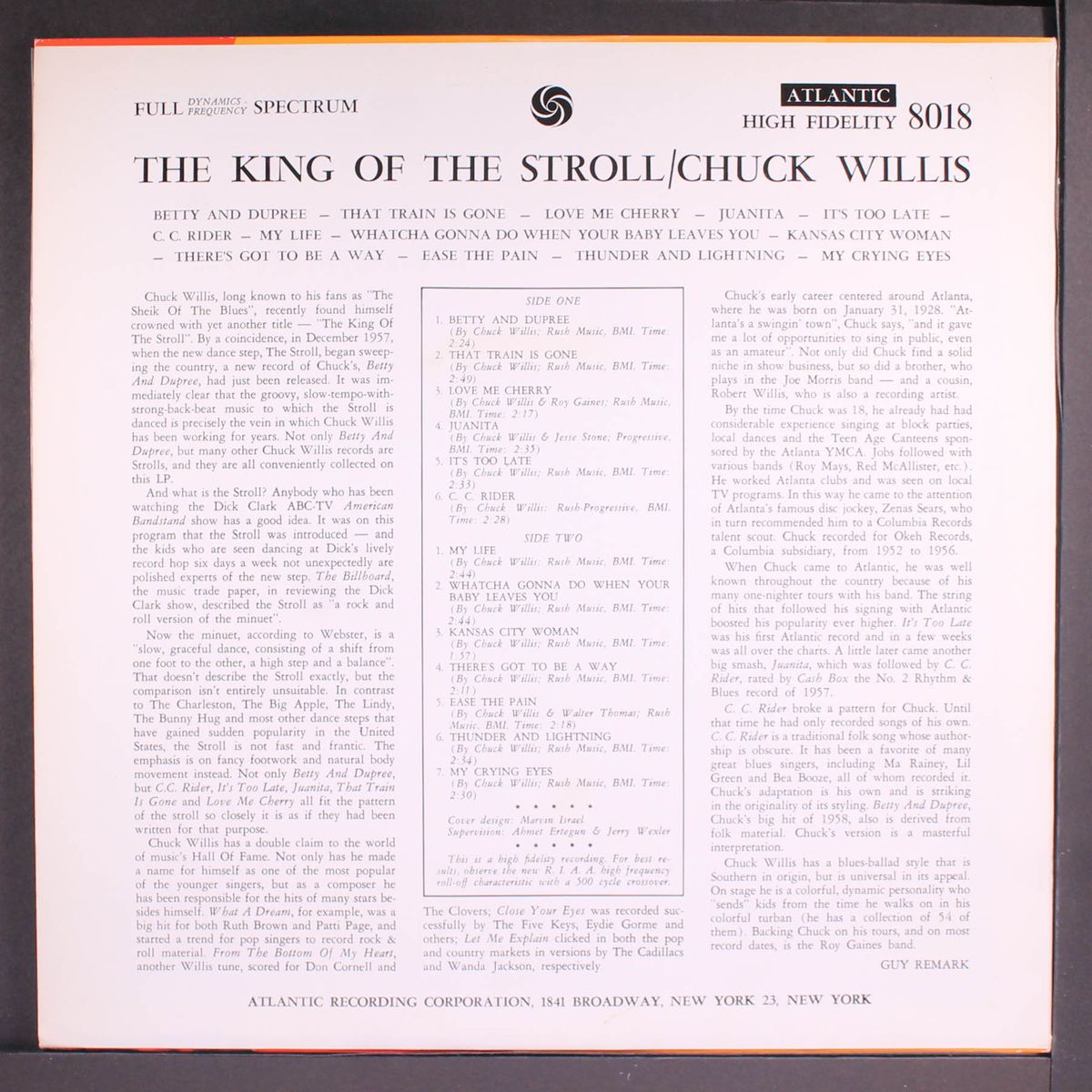 the king of the stroll by CHUCK WILLIS