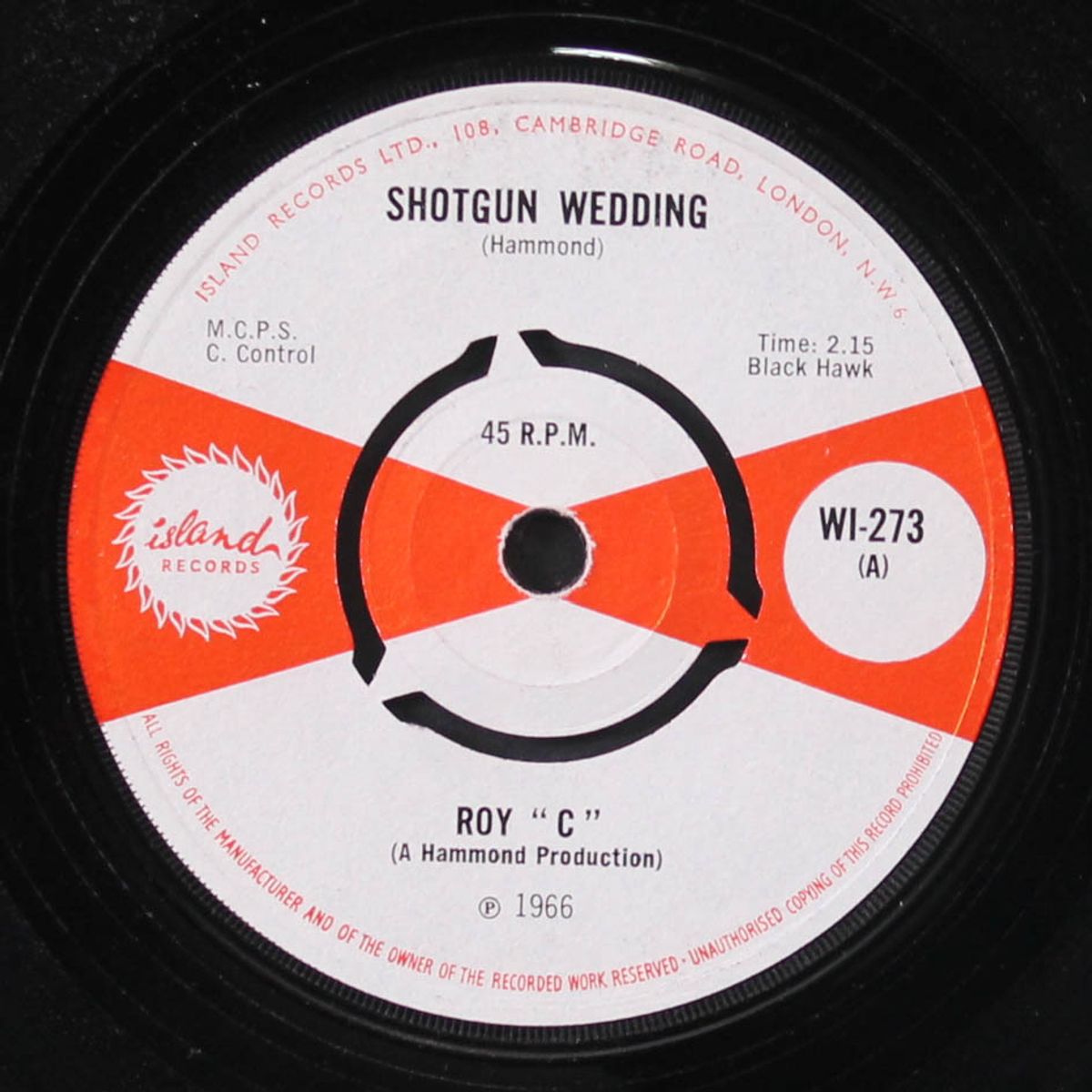 shotgun wedding / i am gonna make it by ROY C