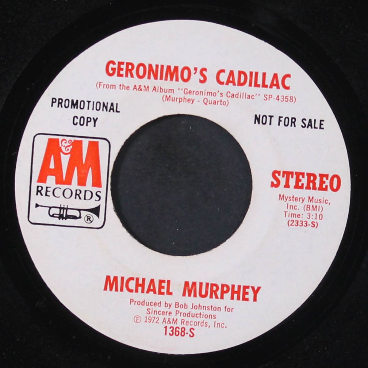 geronimo's cadillac / mono by MICHAEL MURPHEY