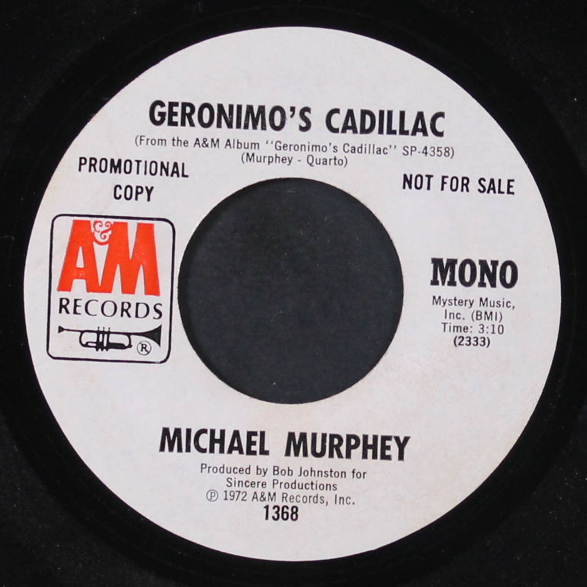 geronimo's cadillac / mono by MICHAEL MURPHEY