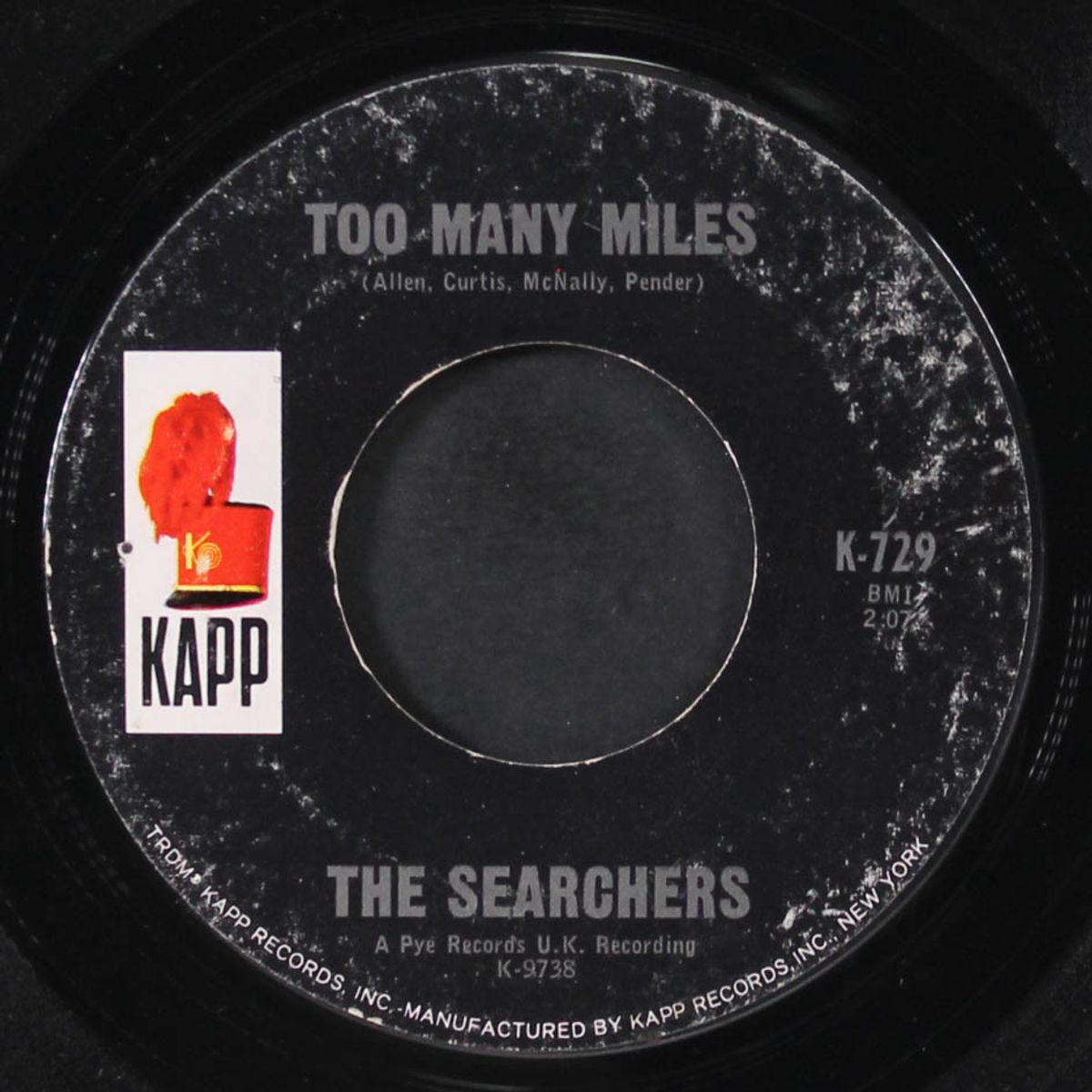 take me for what i'm worth / too many miles by SEARCHERS