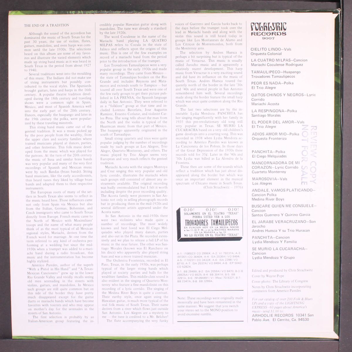 texas-mexican border music, vol. 5 by VARIOUS