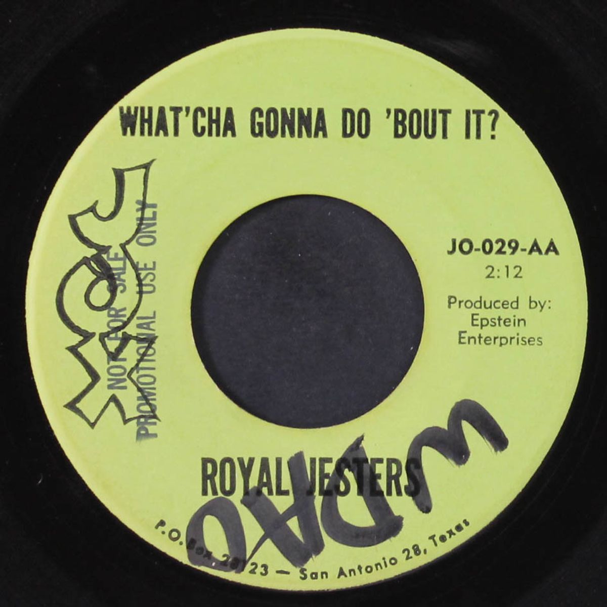 please say you want me / what'cha gonna do 'bout it? by ROYAL JESTERS