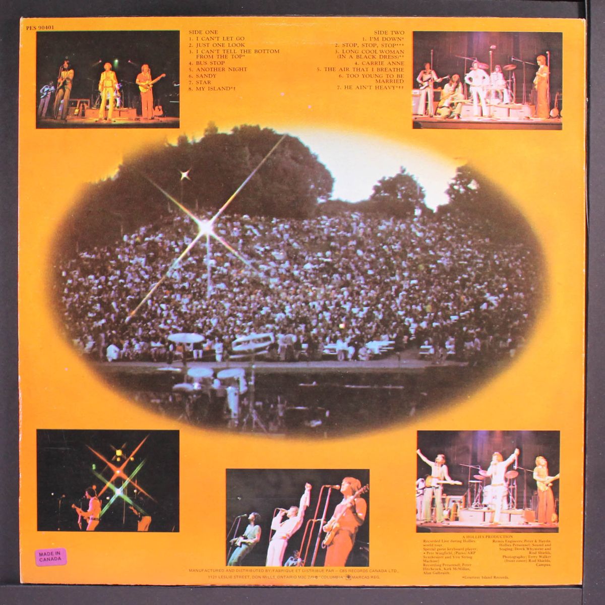 hollies live by HOLLIES
