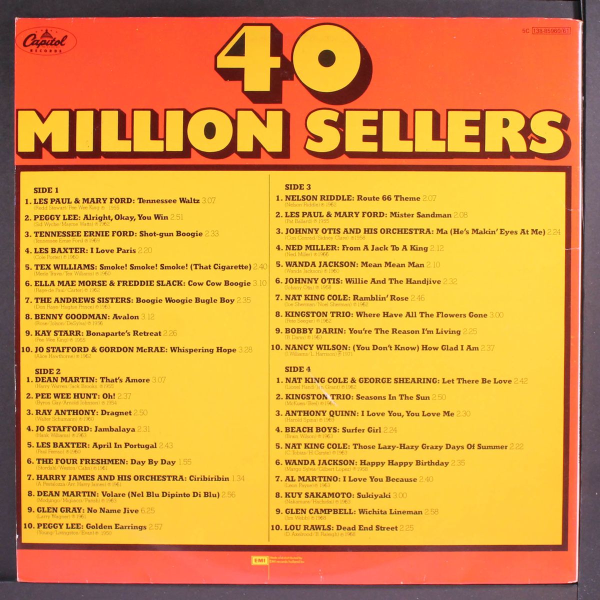 40 million sellers by VARIOUS