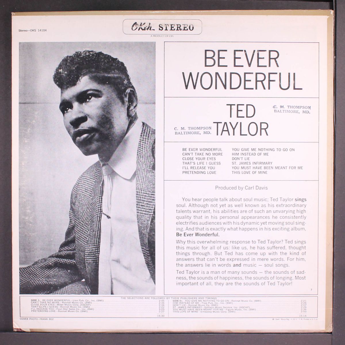 be ever wonderful by TED TAYLOR