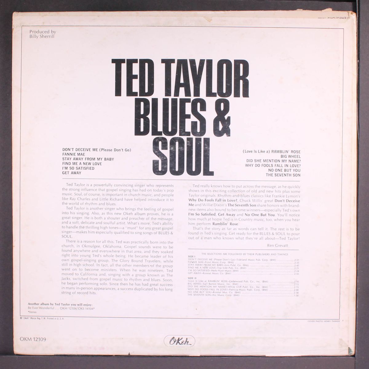 blues & soul by TED TAYLOR