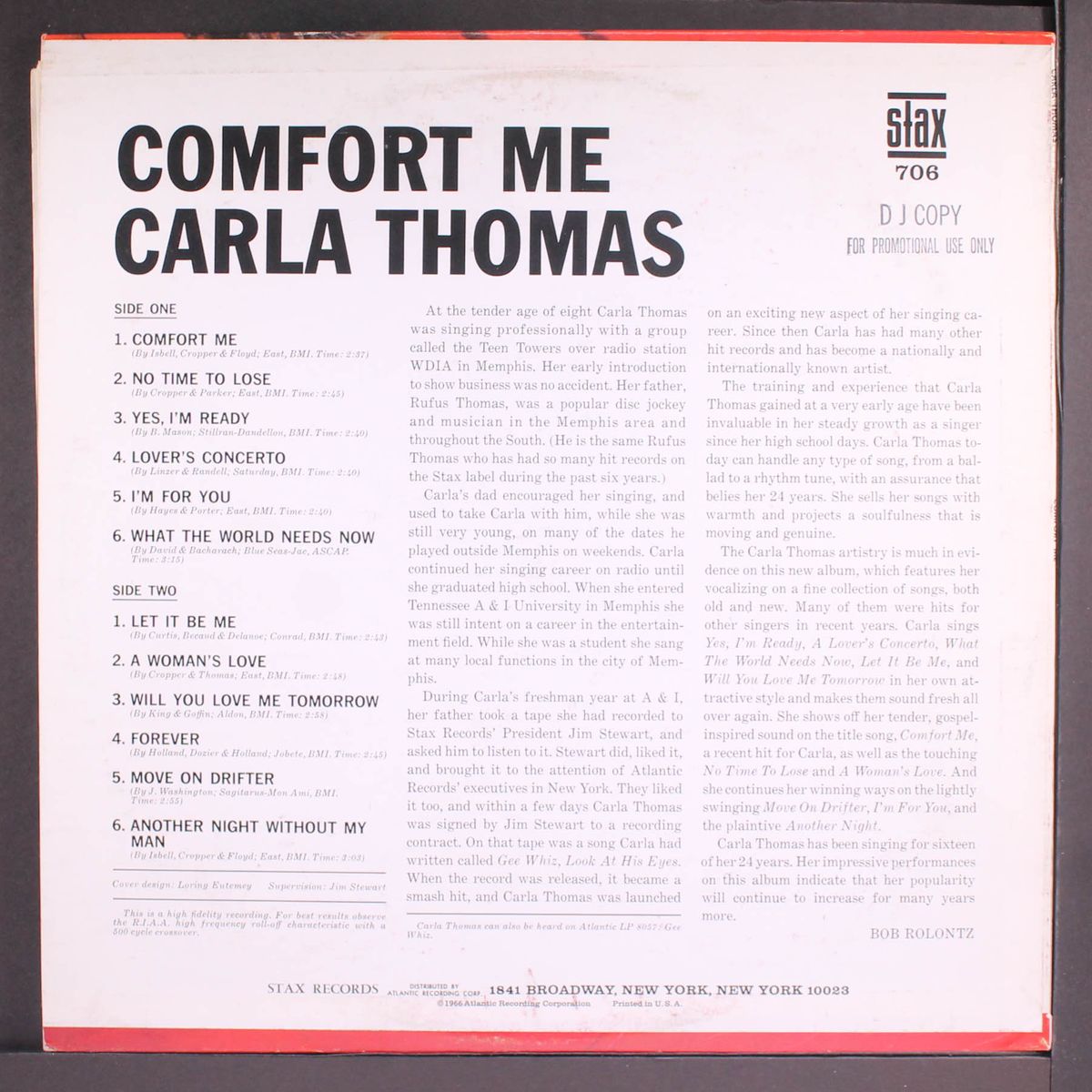 comfort me by CARLA THOMAS
