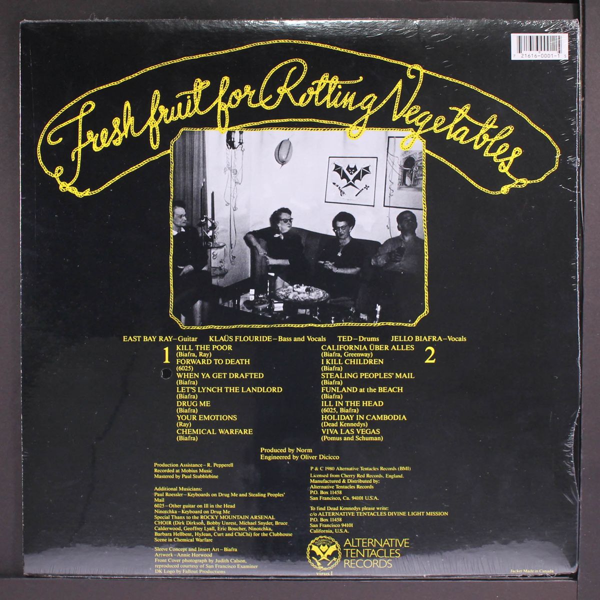 fresh fruit for rotting vegetables by DEAD KENNEDYS