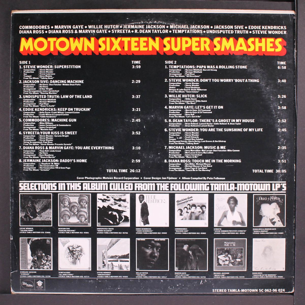 motown sixteen super smashes by VARIOUS