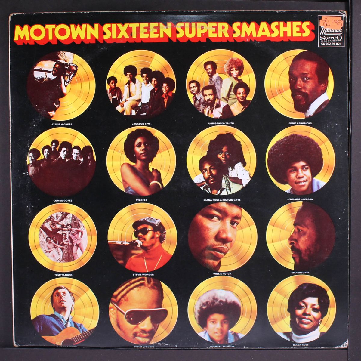 motown sixteen super smashes by VARIOUS
