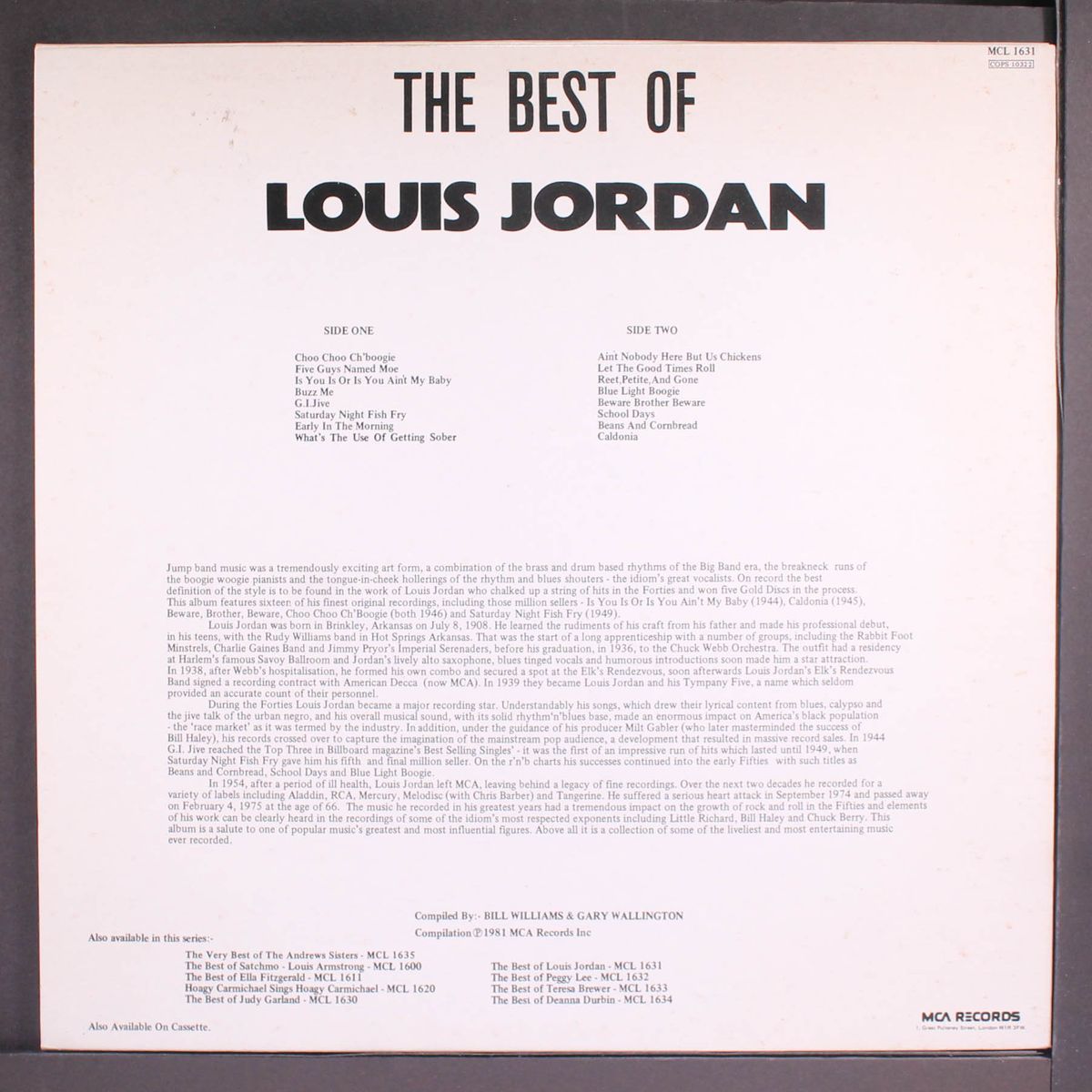 best of by LOUIS JORDAN