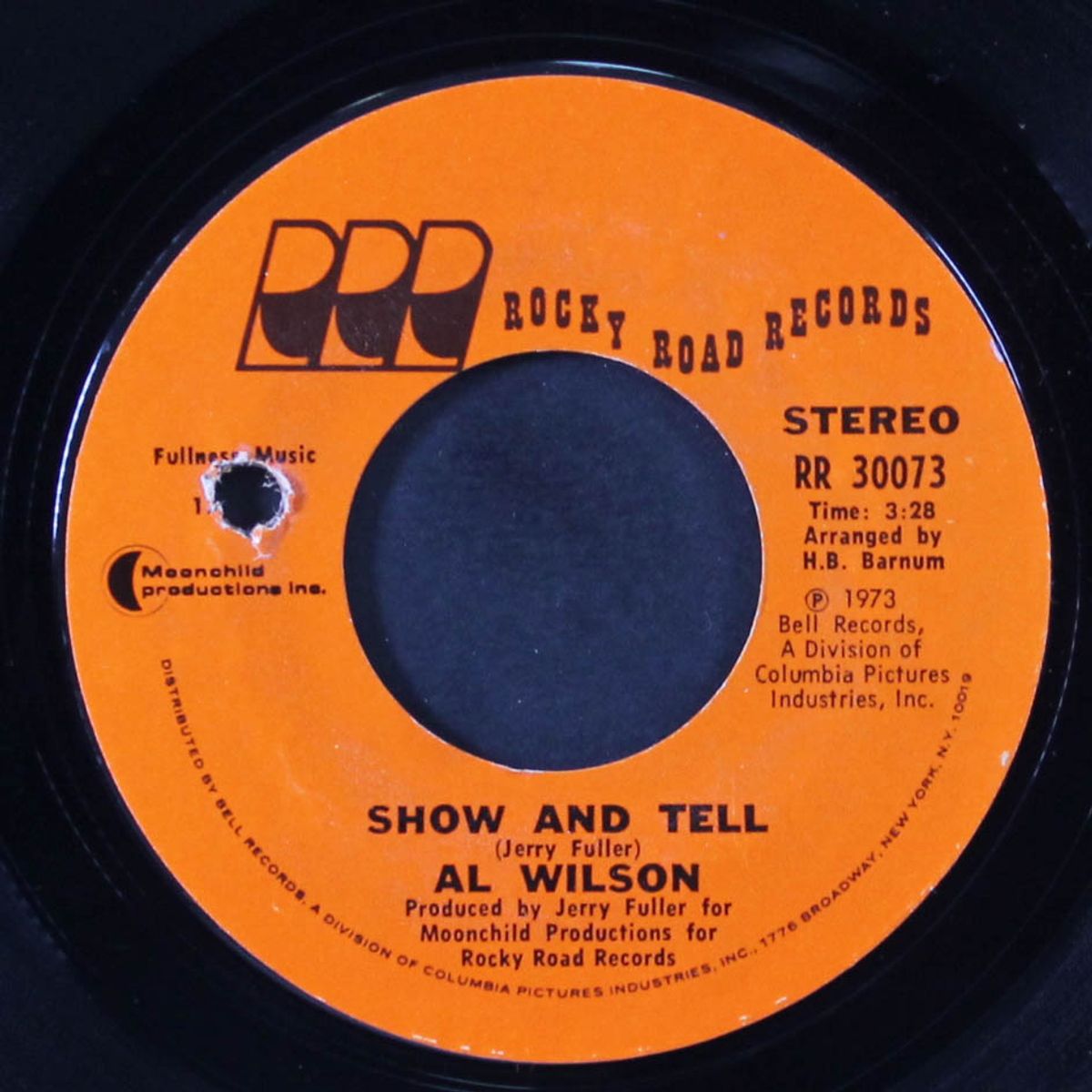 show and tell / listen to me by AL WILSON