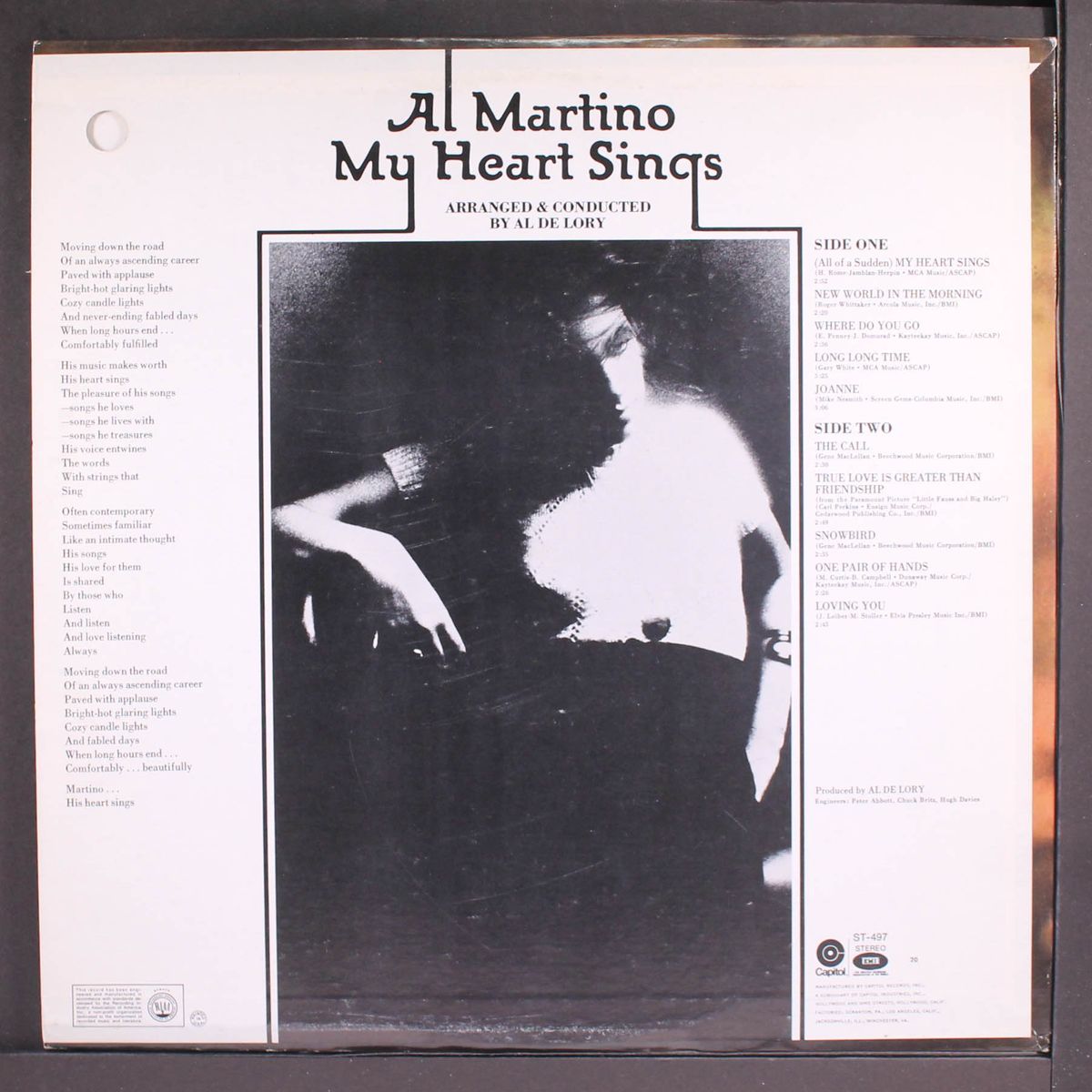 my heart sings by AL MARTINO
