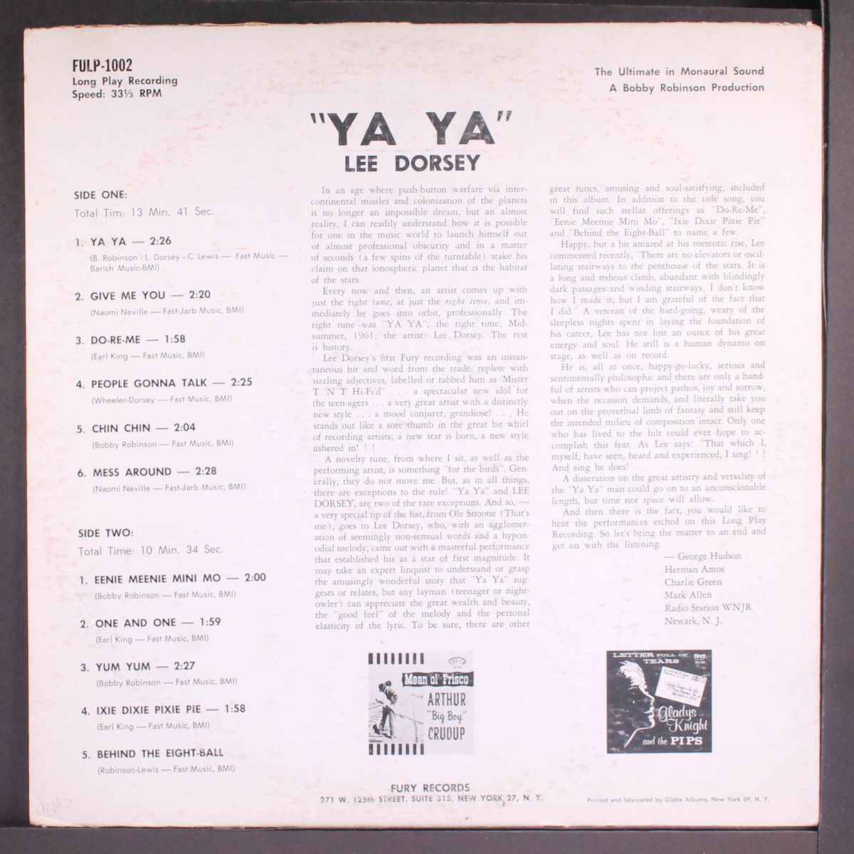 ya ya by LEE DORSEY