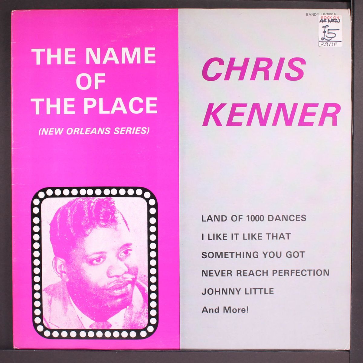 the name of the place by CHRIS KENNER