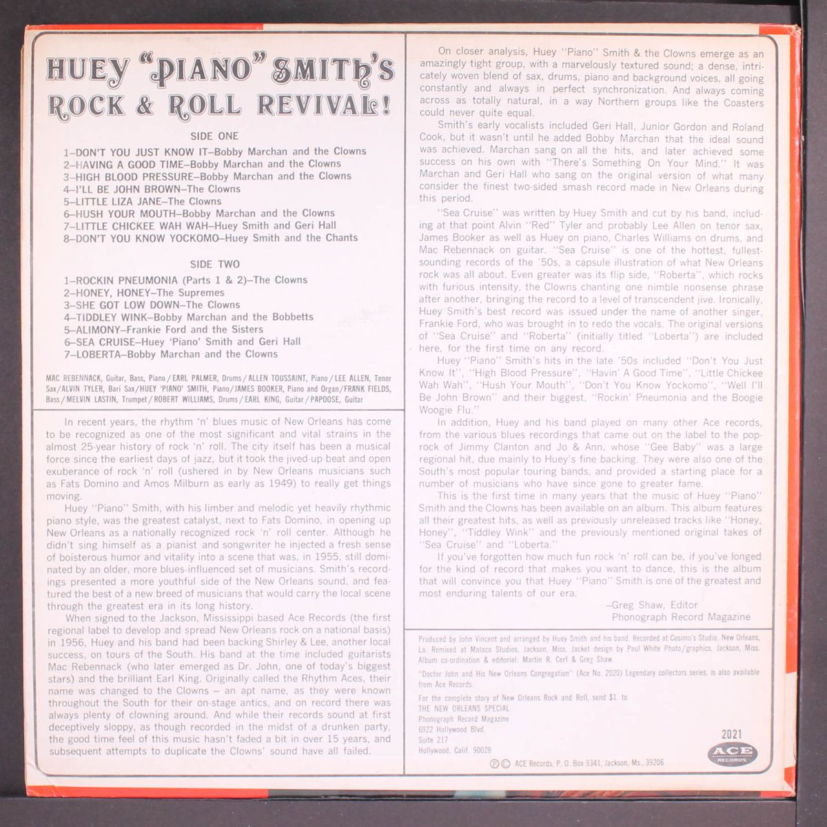 rock & roll revival! by HUEY SMITH