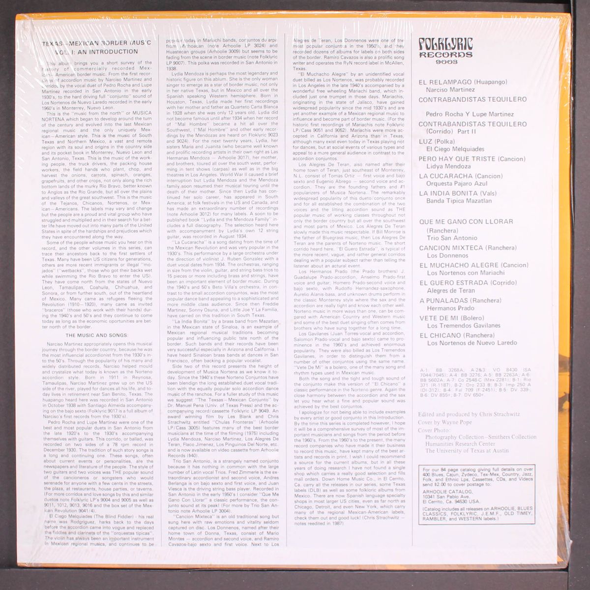 texas-mexican border music, vol. 1 by VARIOUS