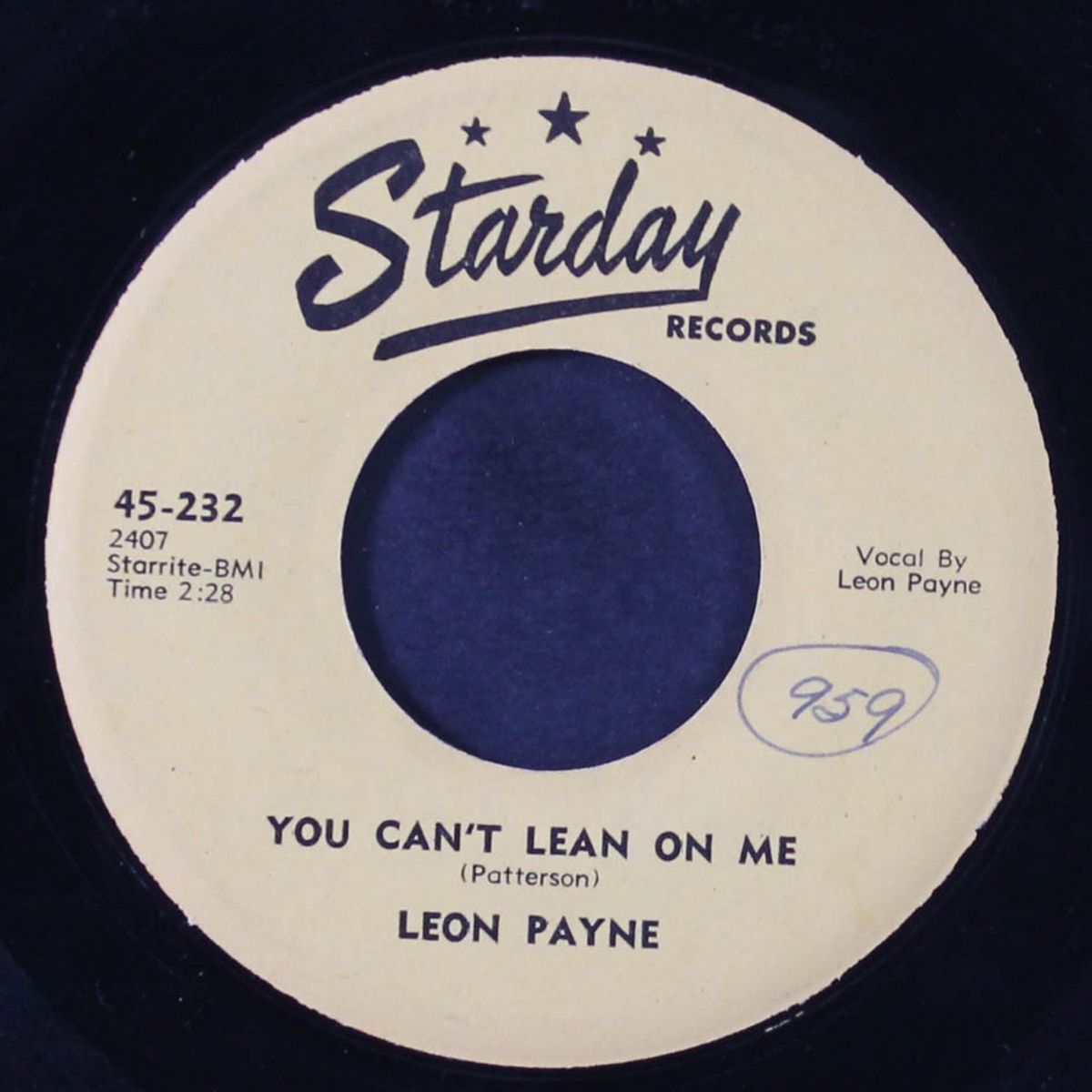 two by four / you can't lean on me by LEON PAYNE