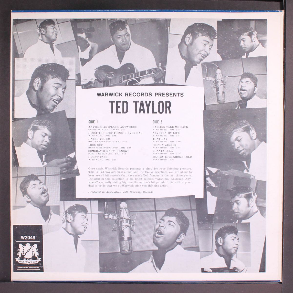sings by TED TAYLOR