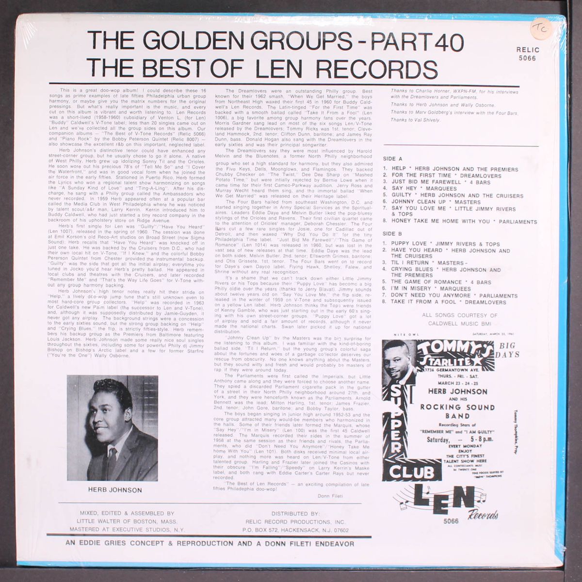 golden groups pt. 40 the best of len records by VARIOUS