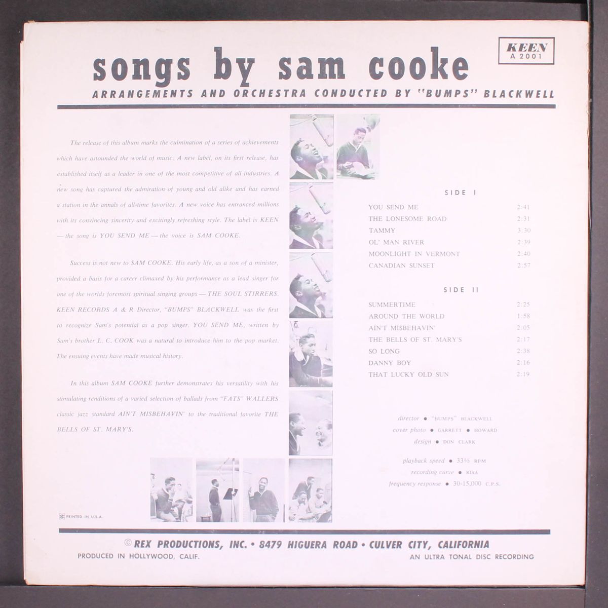 songs by by SAM COOKE