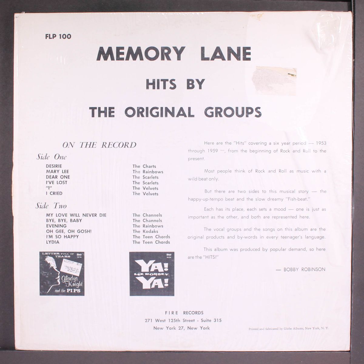 memory lane, hits by the original groups by VARIOUS