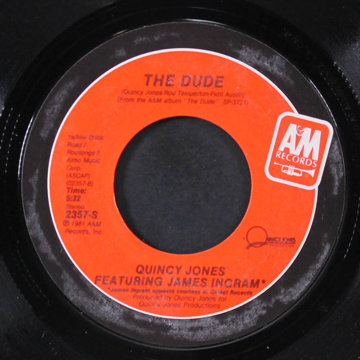 just once / the dude by QUINCY JONES & JAMES INGRAM