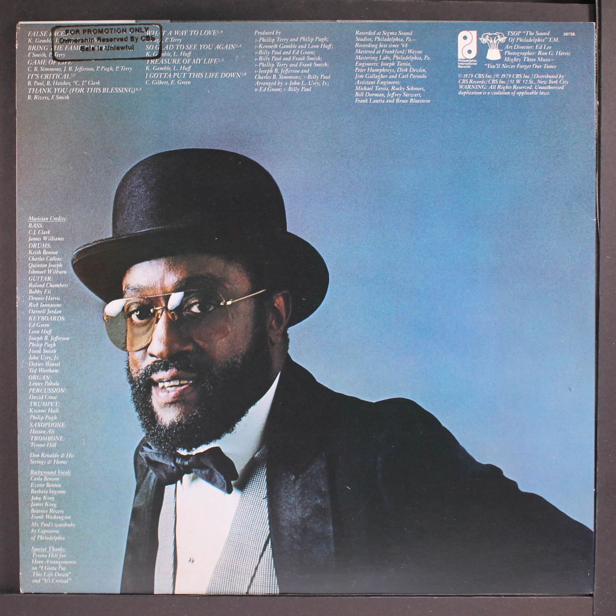 first class by BILLY PAUL